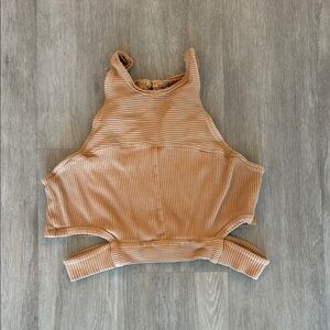 Free People Orange Tank Top